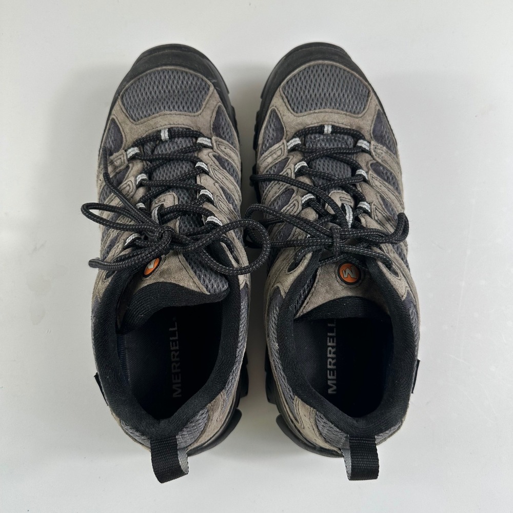 Merrell Moab 3 Gore-Tex Hiking Shoes Mens 8.5 Grey Vibram Trail Sneakers J035799